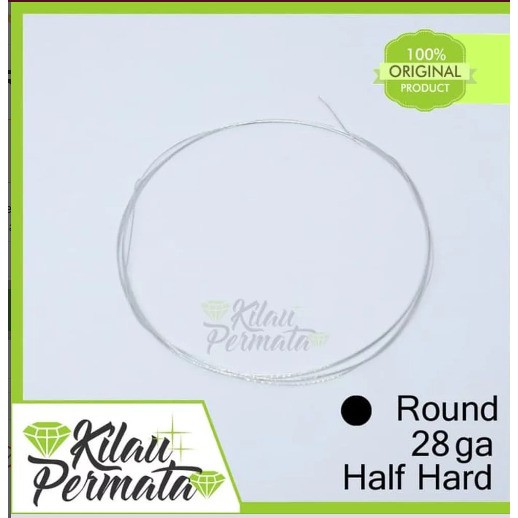Promo Silver Wire Kawat Perak Untuk Kerajinan Perak FIligree 0 3 Mm