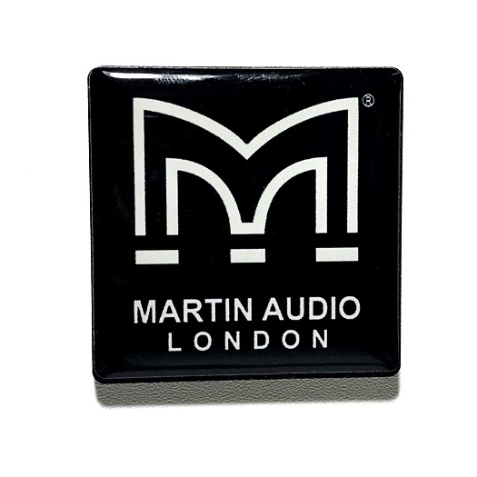 Logo MARTIN Audio Resin | Logo Emblem Merk Audio Professinal