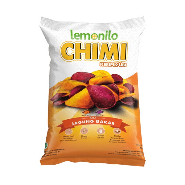 LEMONILO CHIMI UBI KERIPIK 40GR | SNACK CEMILAN DIET SEHAT