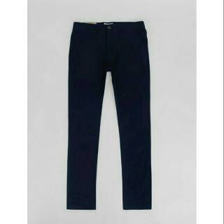  Goodfellow  co Slim Chino  Navy Stretch Shopee Indonesia