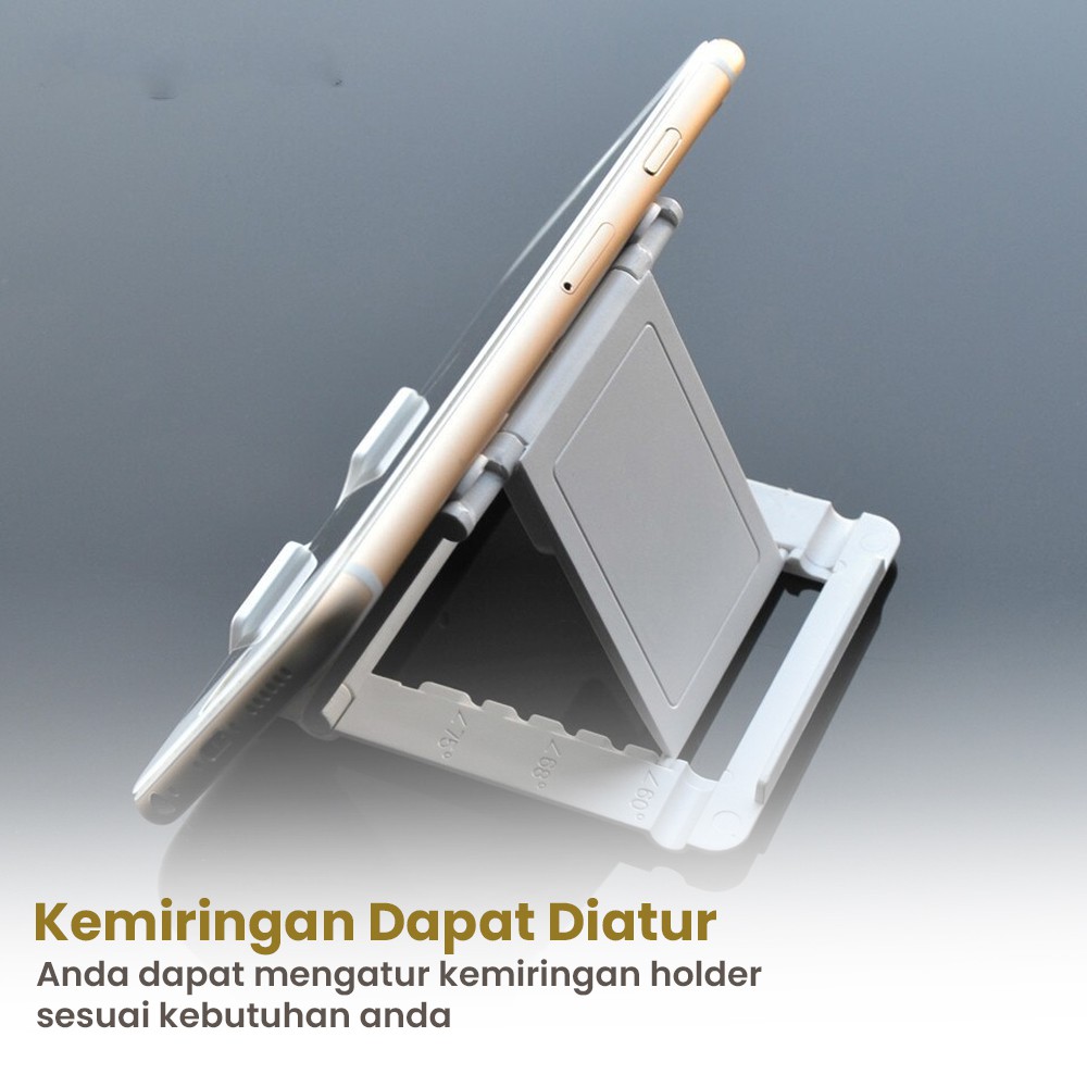 Stand Holder HP Handphone Universal Bahan ABS Anti Slip