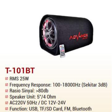 Advance T101BT / T101 BT Speaker Aktif Bluetooth subwoofer