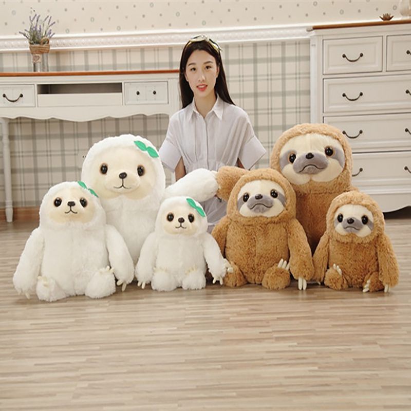 Boneka Bantal Plush Model Binatang Sloth Giant Lucu Untuk Hadiah Natal