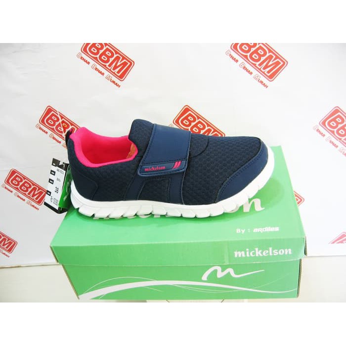 ARDILES MICKELSON YEZICA - SEPATU WANITA SNEAKER SANTAI - Biru navy