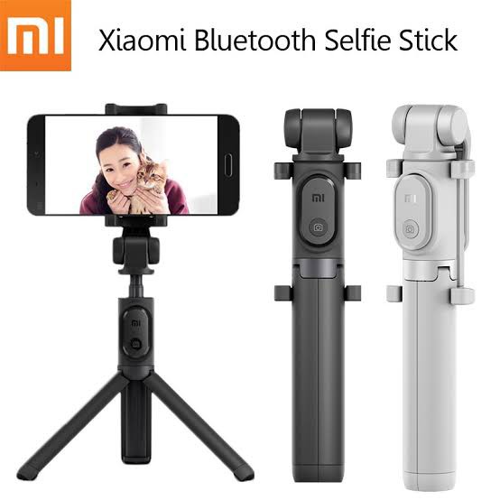 Xiaomi Bluetooth Selfie Stick /Tongsis Bluetooth Shutter Tripod Ori