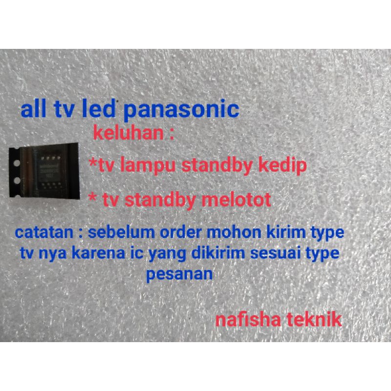 ic eeprom all tv led panasonic