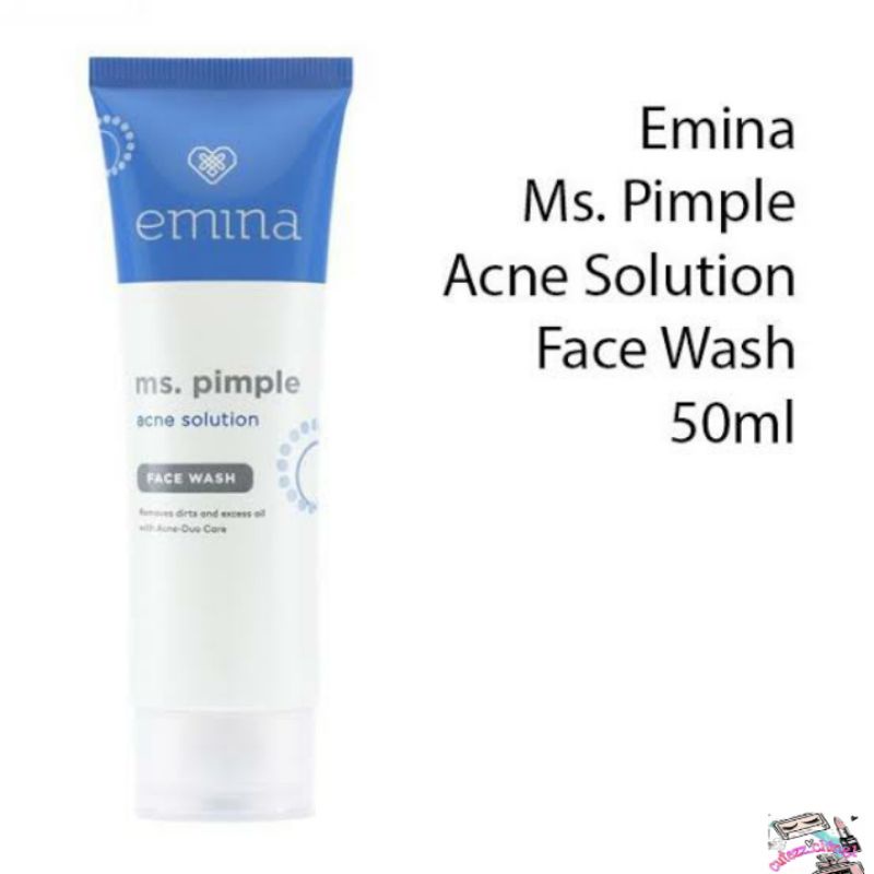 ☃ Cutezz_ Ching1☃Emina Ms.Pimple Acne Solution Face Wash 50ml