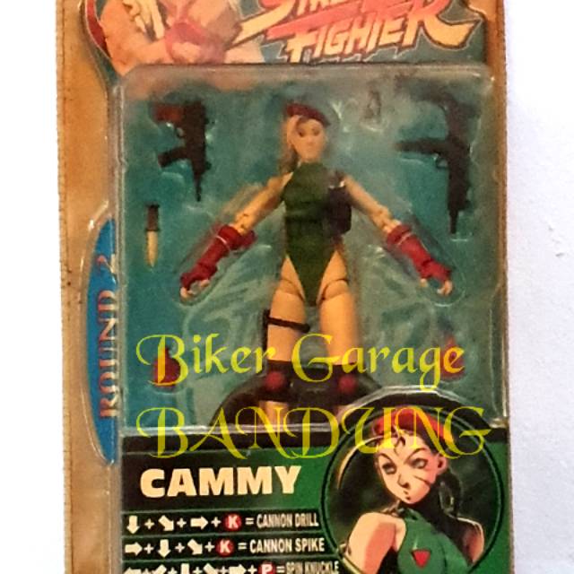 Figure cammy dari street fighter merl sota vintage rare