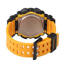 Jam Tangan Pria Casio G-Shock GA-900A-1A9DR Yellow Resin Strap Original