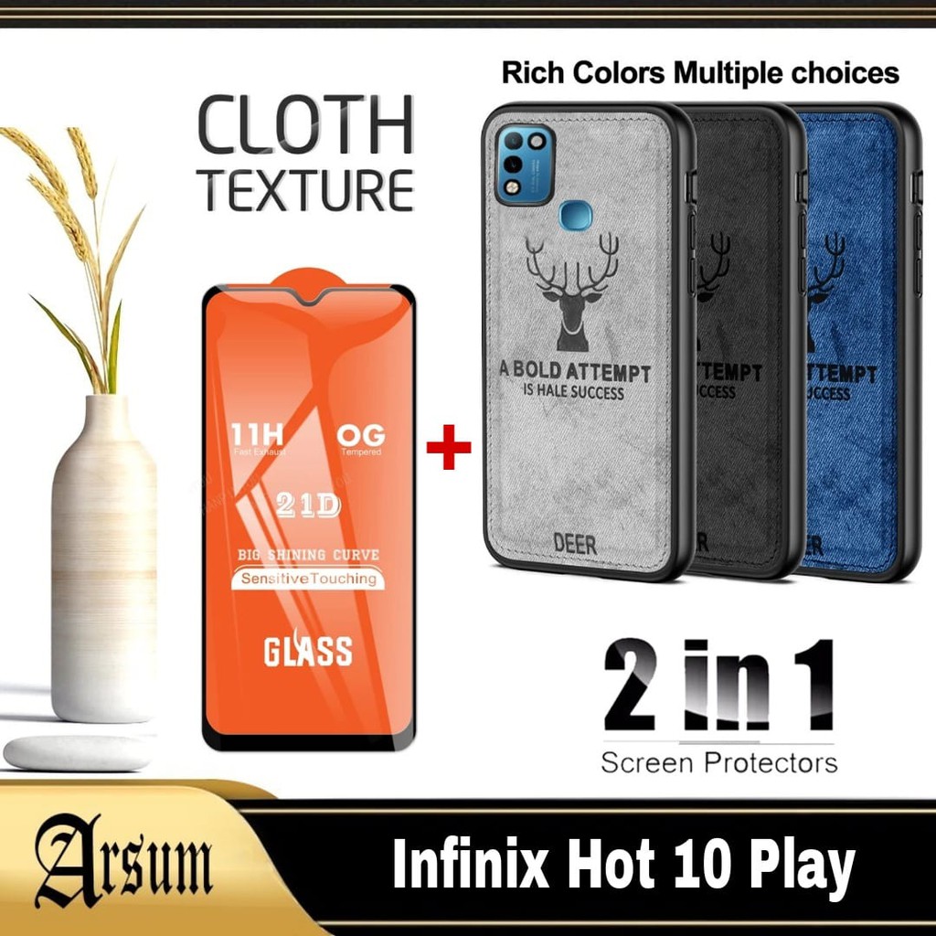 2-IN1CASE  DEER  INFINIX HOT 11s NFC / HOT 11 PLAY / NOTE 10 PRO /HOT 10 PLAY / HOT 10s /HOT 10S NFC