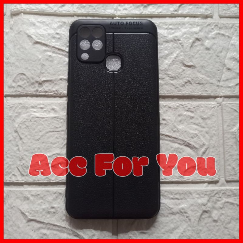 SOFT CASE Infinix Hot 10T - SOFTCASE AUTO FOCUS Infinix Hot 10T - CASE SILIKON MOTIF KULIT Infinix H