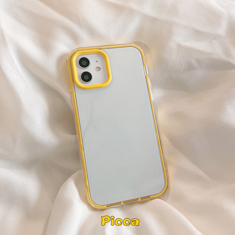 3 In 1 Soft Case Pelindung Lensa Warna Macaron Bahan TPU Untuk IPhone 7 8 Plus 11 12 13 Pro Max XR XS X SE 2020