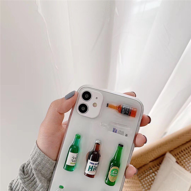 Bottle 3D Case Oppo A57 2020 A9 A5 A53 A31 A52 A72 A32 4G 5G A91 Reno 8 7 6 5 8z 4 3 2 2f pro