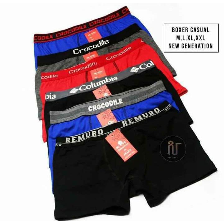 Celana dalam pria boxer isi 8 pcs