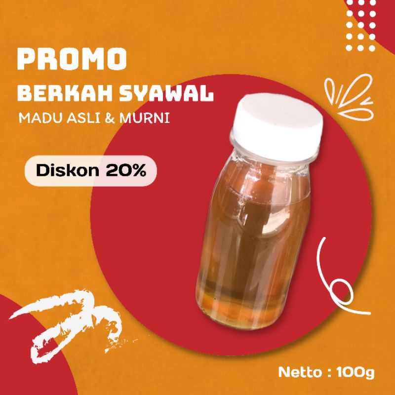 

MADU ASLI 100g | Terjamin Asli & Murni 200%