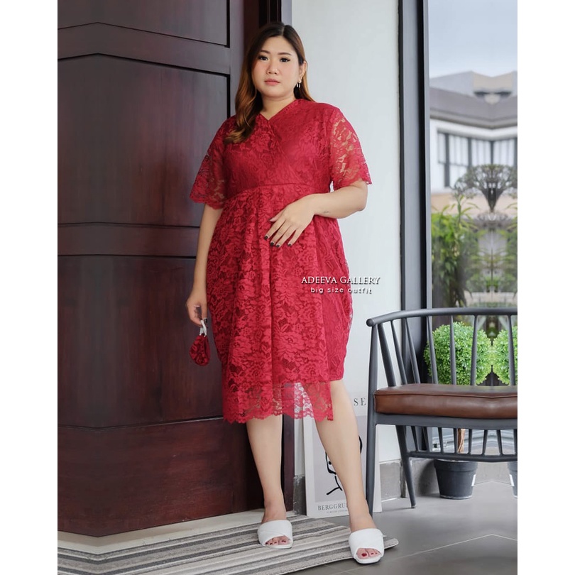 ADEEVA Grizel Dress Jumbo Dress Wanita Jumbo