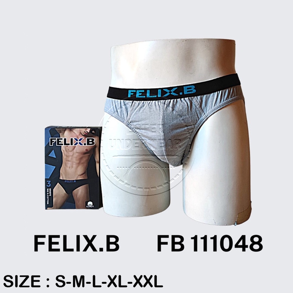 CELANA DALAM PRIA FELIX.B FB 111048 ISI 3 PCS | BAHAN KATUN