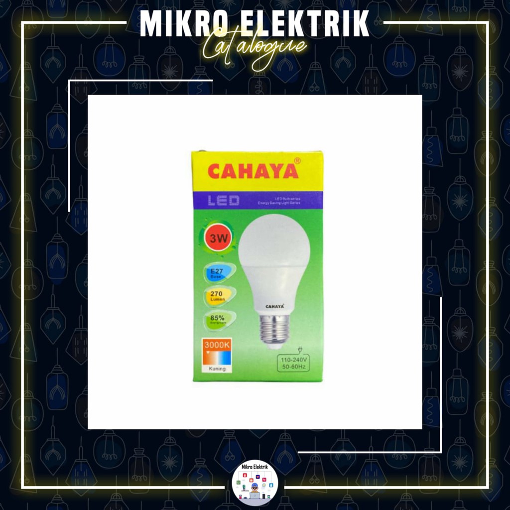 Lampu Led Cahaya 3 Watt Kuning