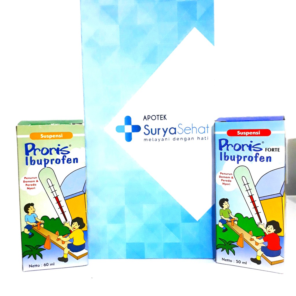 Pharos Proris 60 ml/ Proris Forte Suspensi 50 ml Penurun Demam dan Pereda Nyeri diatas 1 tahun