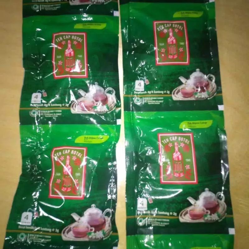 

teh celup cap botol renceng renteng rencengan isi 3 sachet