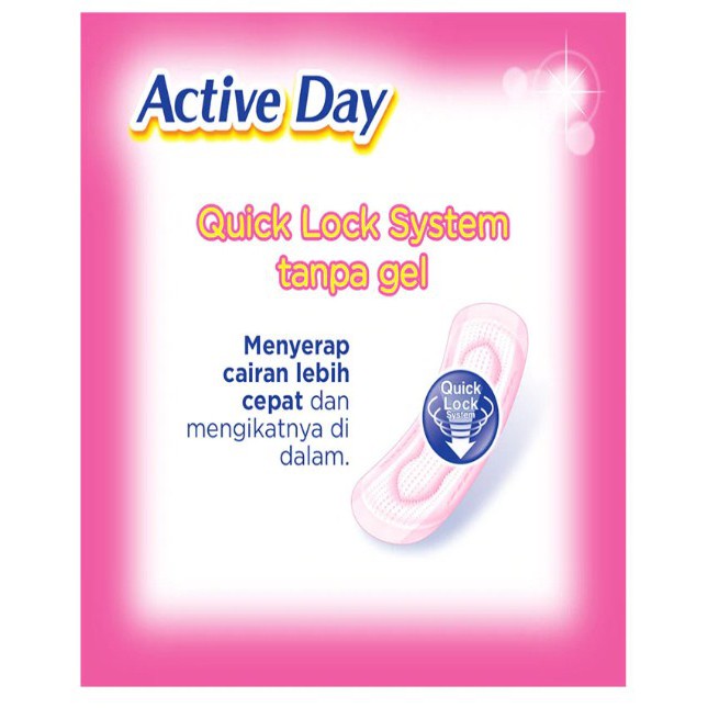 Laurier Active Day Super Maxi Wings &amp; No Wings Pembalut Wanita