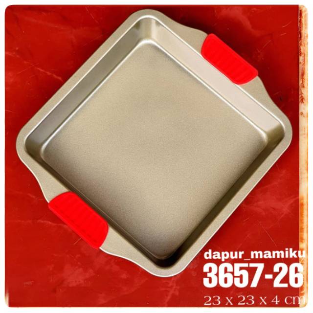 DAPURMAMI Loyang Cake Sifon Puding Cetakan Bolu Teflon LY 16