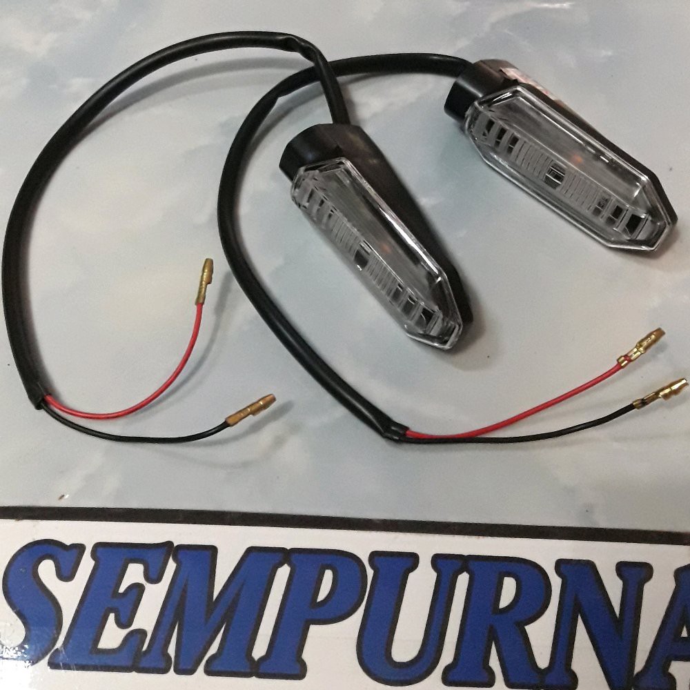 Sen Assy Lampu Sein Belakang Vario 150 ESP LED New 2018 1Set Kanan Kiri Merek WIN