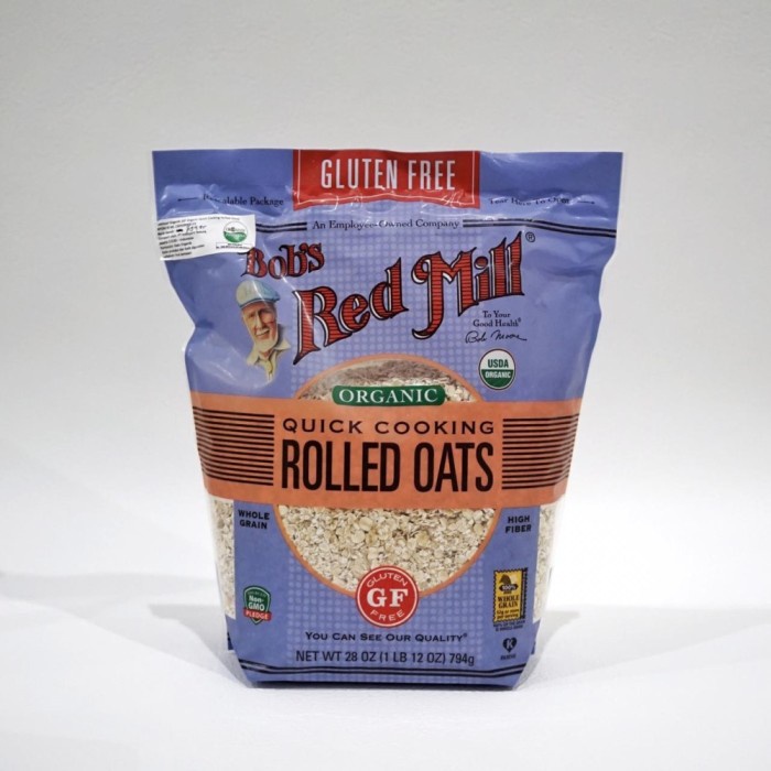 

Beautywearr - Bob'S Red Mill Organic Quick Cooking Rolled Oat Gluten Free 907Gr