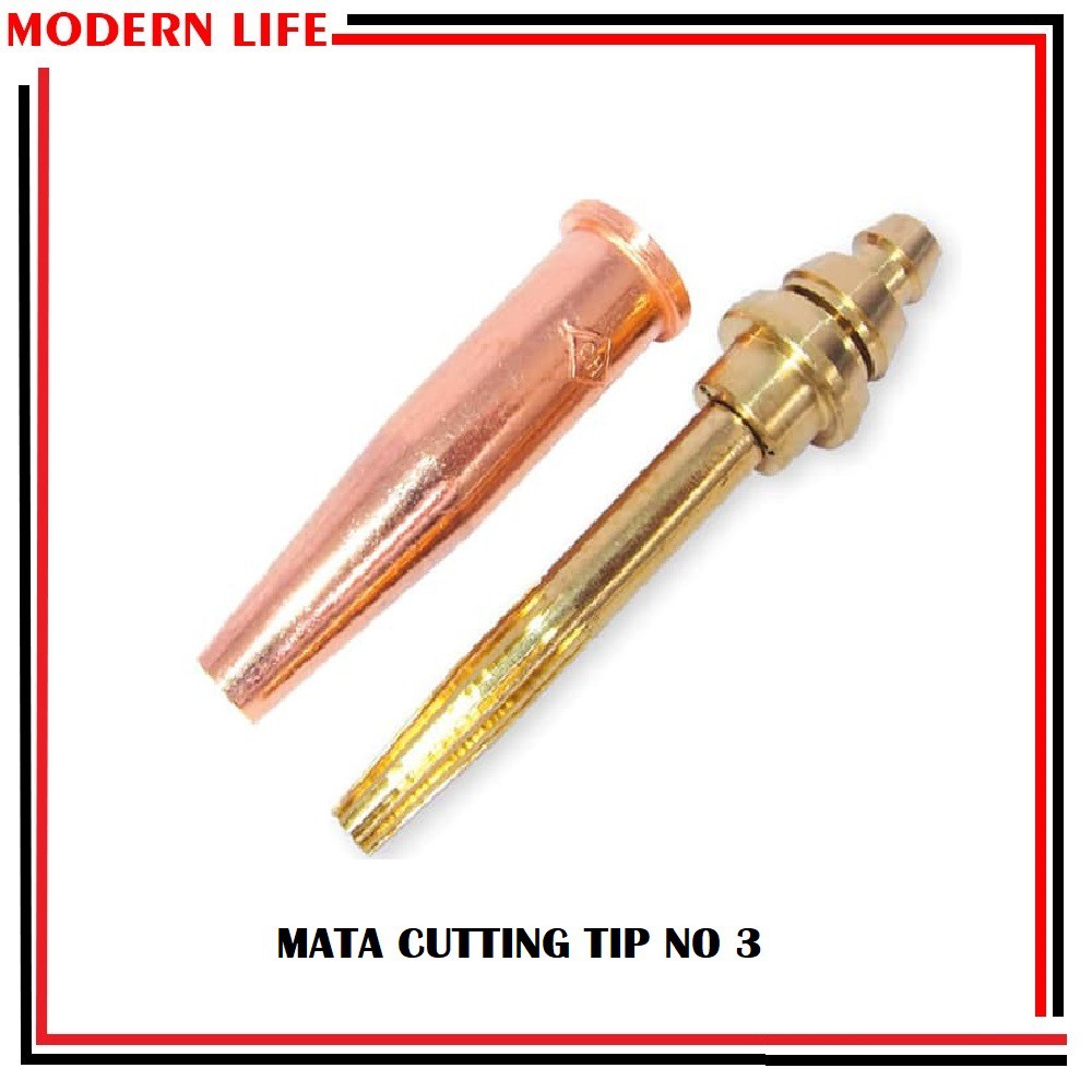 GAS CUTTING TIP KOIKE NO 3 / NOZZLE BLENDER POTONG STRONG 25 NO 3 LPG