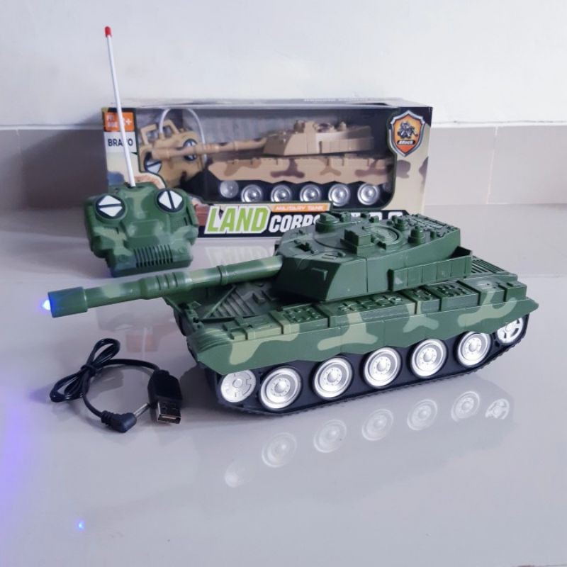 rc tank baterai charger mainan anak remote control edukatif batre cas