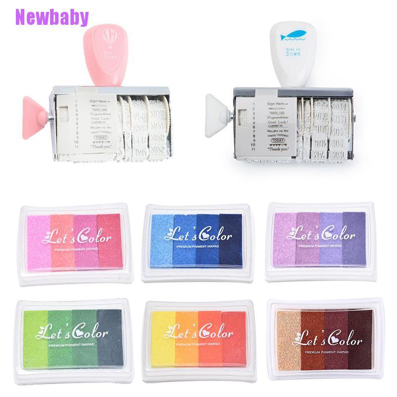 (Newbaby) Stempel Roller Portable DIY Untuk Scrapbook / Kartu