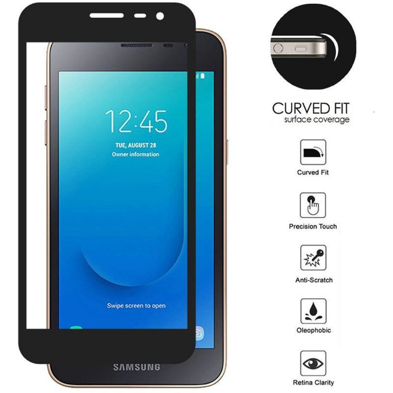 samsung A2 core tempered glass full cover protection