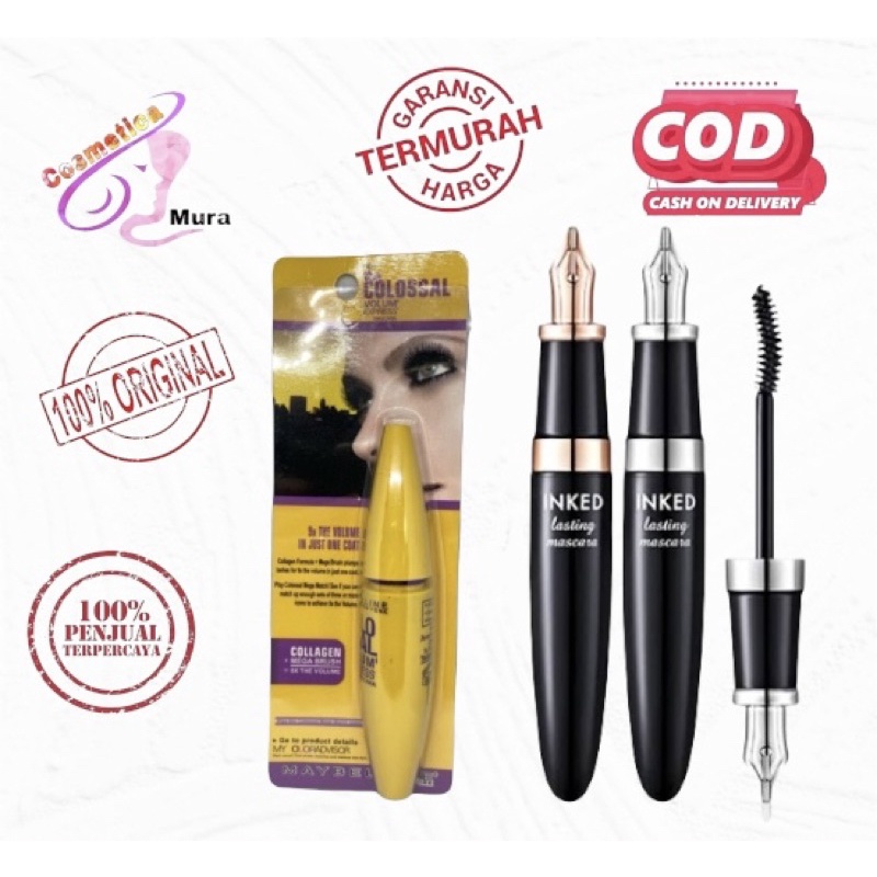 Maybeline single maskara / maybelline mascara single murah / maskara murah