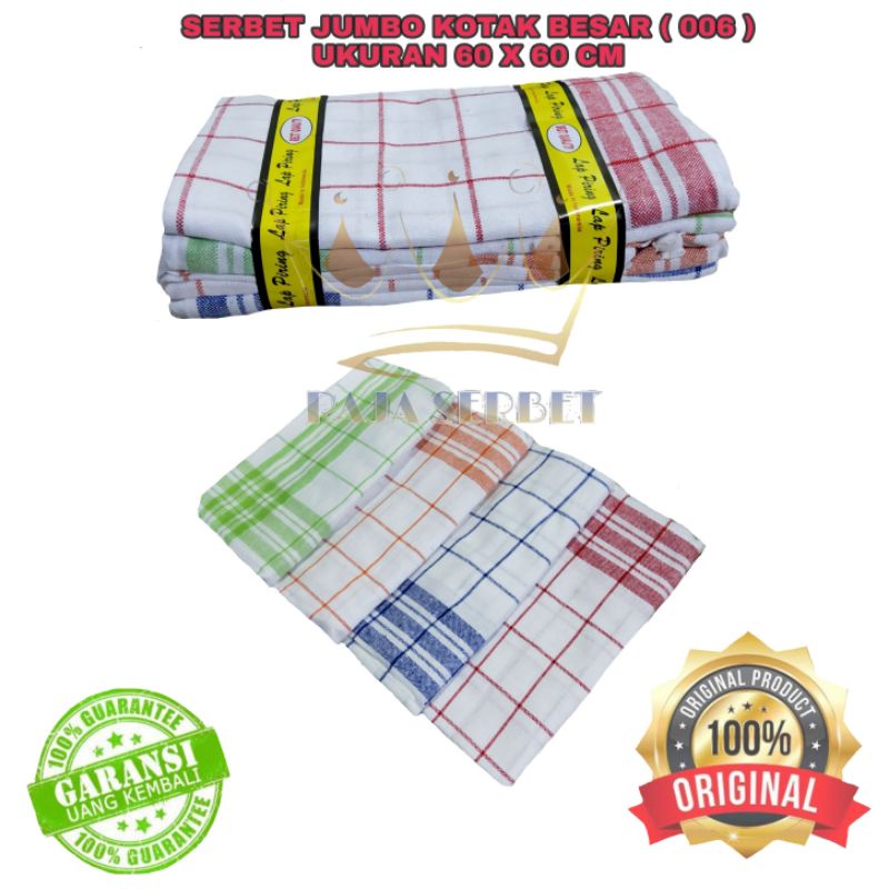 SERBET JUMBO UK 60x60 KOTAK BESAR 06 Per 1 pc (RANDOM)