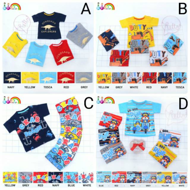 Kaos Anak Baju Atasan Katun Combed 30s Kids Factory Kualitas Premium Baby Victory