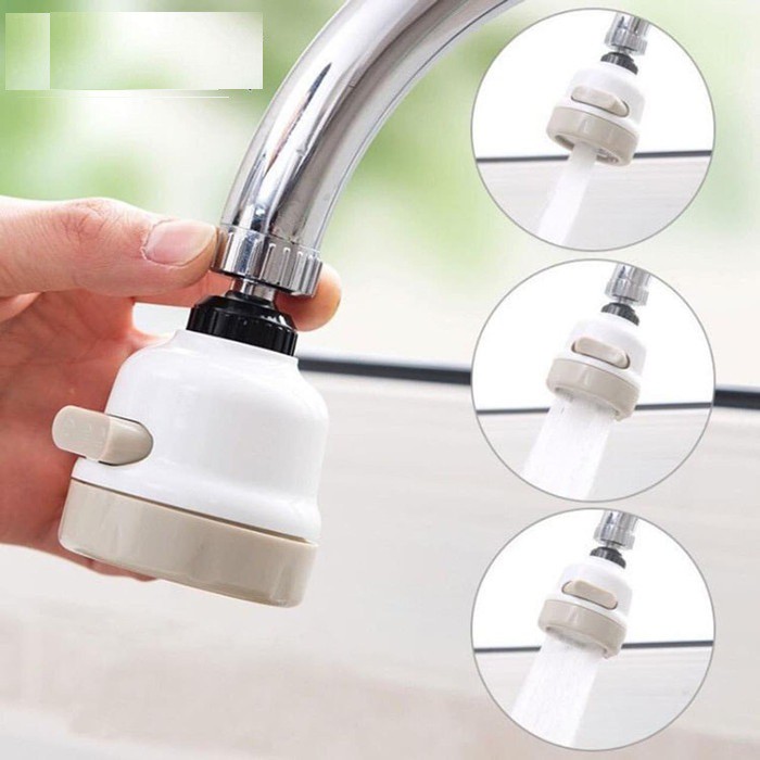 Turbo Faucet Sprayer 360 Sambungan Kepala Kran Hemat Air ON / OFF