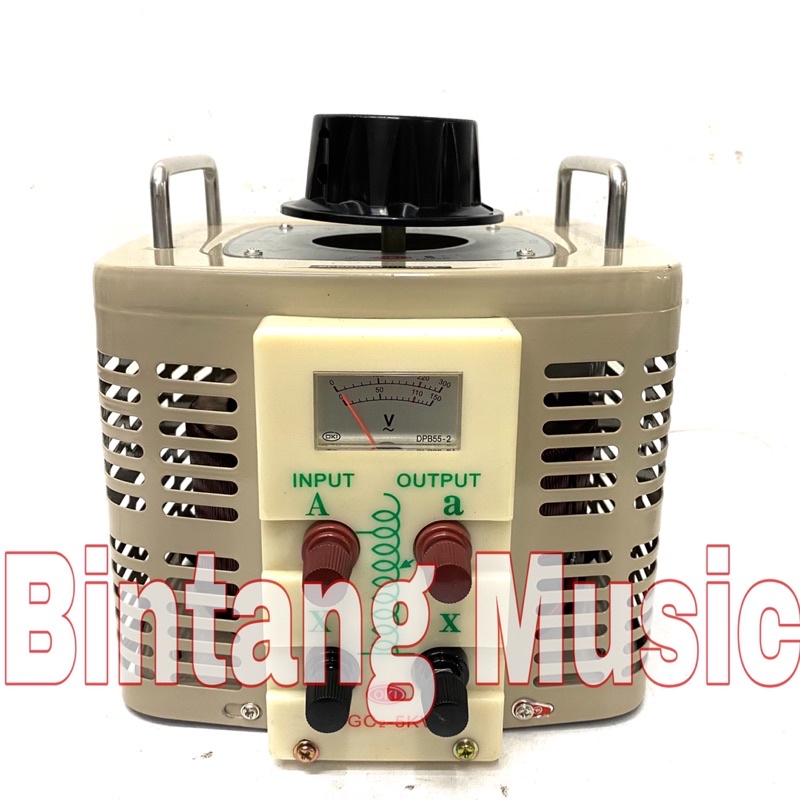 Slide Regulator 5 KVA MEREK OKI 5000 Watt slide regulator oki 5000w