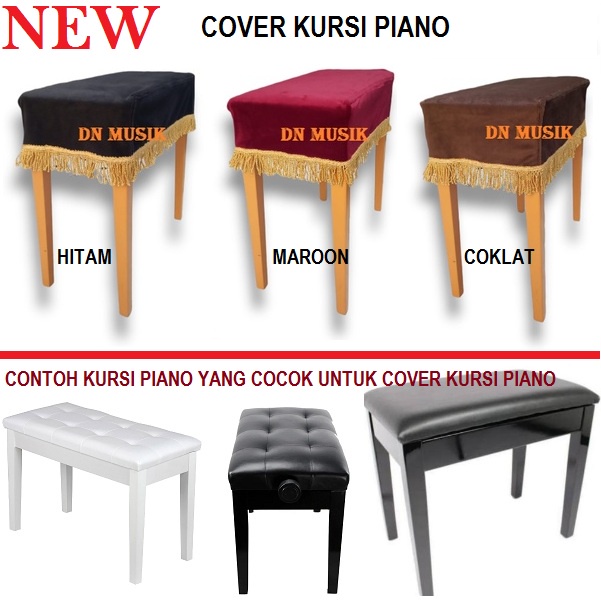 Cover Kursi Piano Yamaha Akustik Cover Piano Kawai