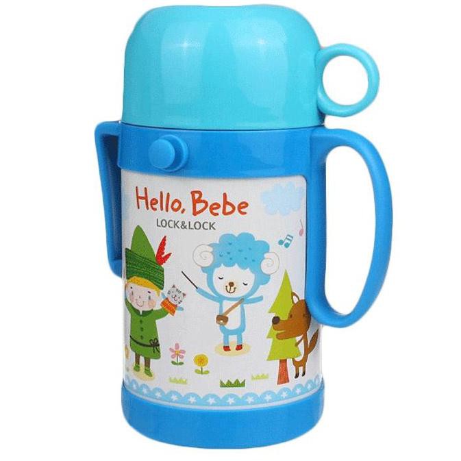 *BEST SELLER* Lock&amp;Lock Lock &amp; n and Lock Hello Bebe Hot &amp; Cool Tumbler Vivid Party 400ml 400 ml