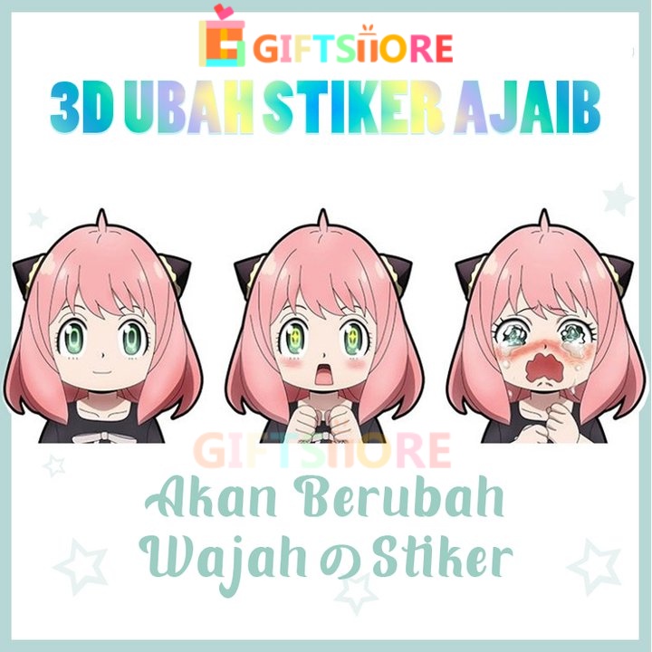 

COD✨3D Gradien Stiker Tumblr Aesthetic Set/ Stiker Pack Aesthetic /Stiker Hp Laptop/ 1 Pcs Sticker Tumblr Casing Ponsel Ilusi Universal Stiker Mobil Tahan Air-GI