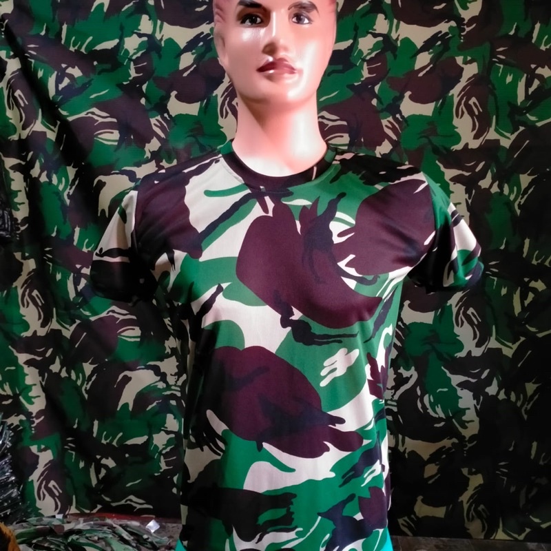 Kaos Loreng Malvinas Baju Kaos Doreng TNI Malvinas
