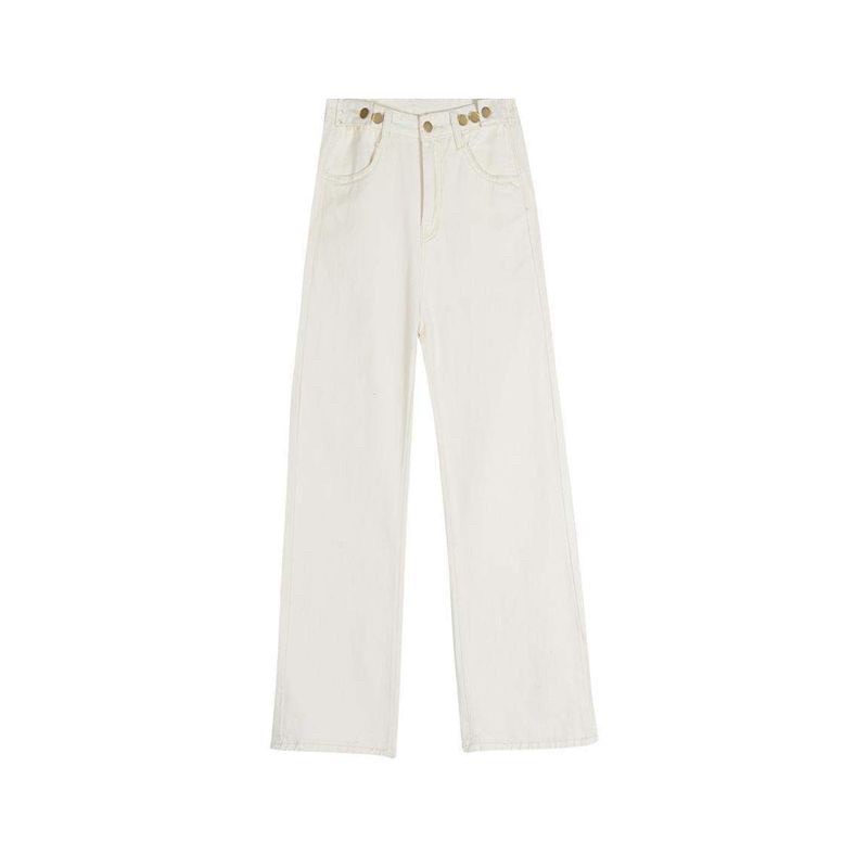 CLOTHIER - Chloe Straight Jeans with Adjustable Button
