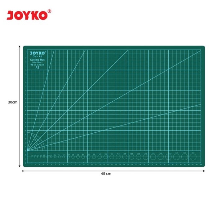 

kertas-pemotong- joyko cutting mat a3 / alas potong cm-a3 -pemotong-kertas.
