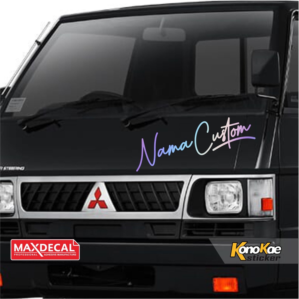 STIKER L300 CARRY GRANMAX NAMA CUSTOM AKSESORIS MOBIL