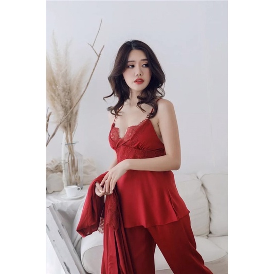 Piyama Wanita Camisole dan Celana Panjang Pendek Kate Camisole Pants set