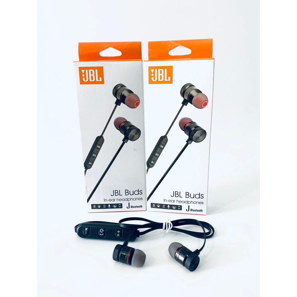 Headset bluetooth Sport handsfree earphone metal solid magnet JBL T-07