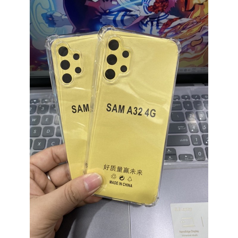 Samsung A32 4G/A02/M02Anti Crack Case Bening Tpu Clear Case Anti Banting Jelly Case Bening