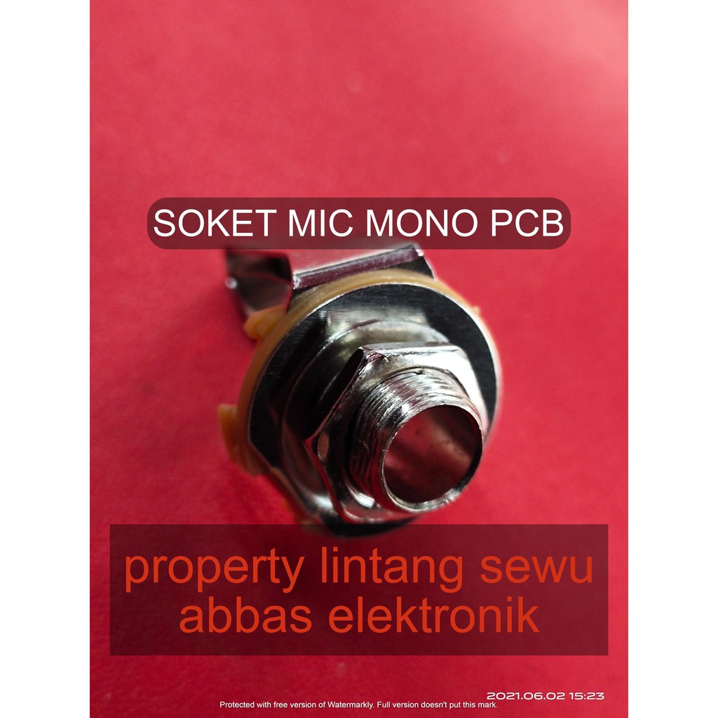 SOKET MIC AKAI MONO PCB 3 TUMPUK