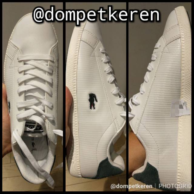 SEPATU LACOSTE 100% ORIGINAL BRAND / SEPATU SNEAKERS LACOSTE / SEPATU COWOK KASUAL