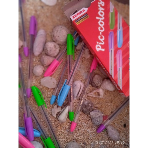 

ZEBRA PIC-COLORS SEMI GEL 0.7MM SET 12 PCS